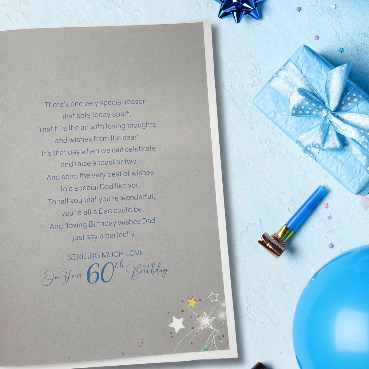 Dad 60th Birthday Card - Grayson Trophy