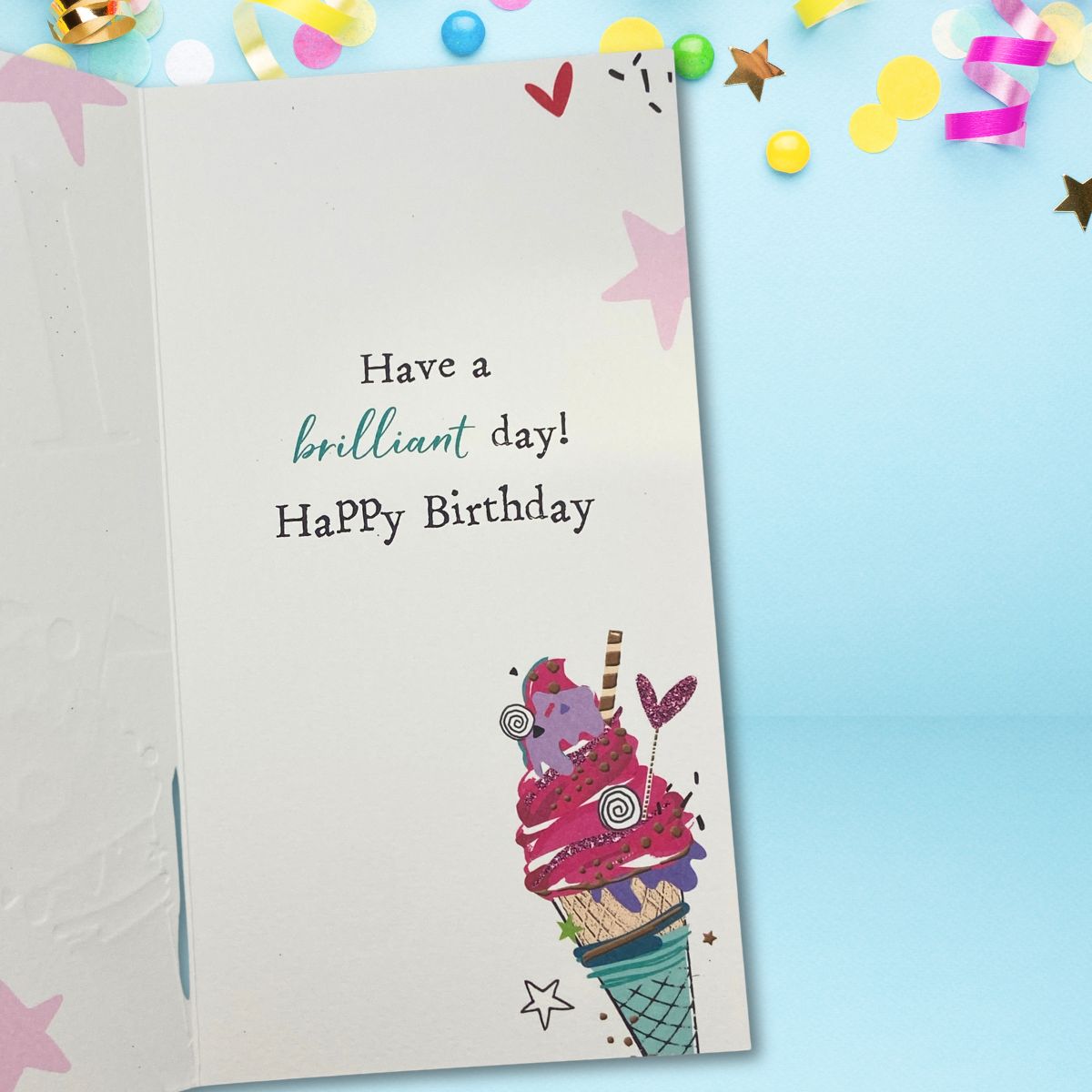 11th Birthday Card - Signature Ice Cream
