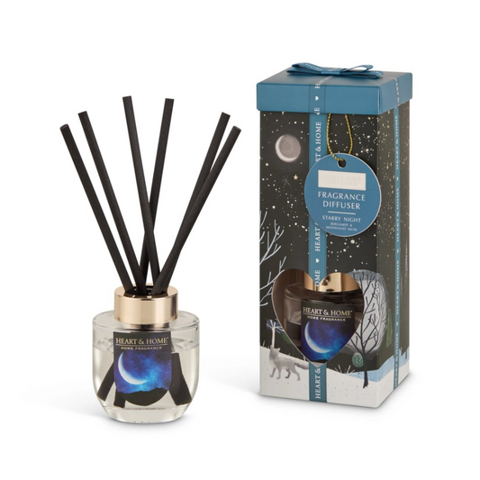 Heart & Home Reed Diffuser 70ml - Starry Night