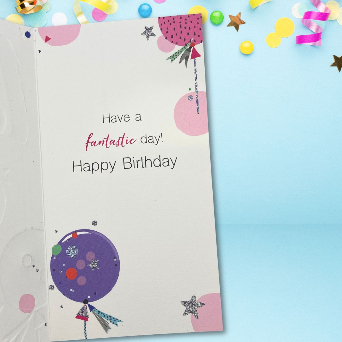 13th Birthday Card - Signature Balloons