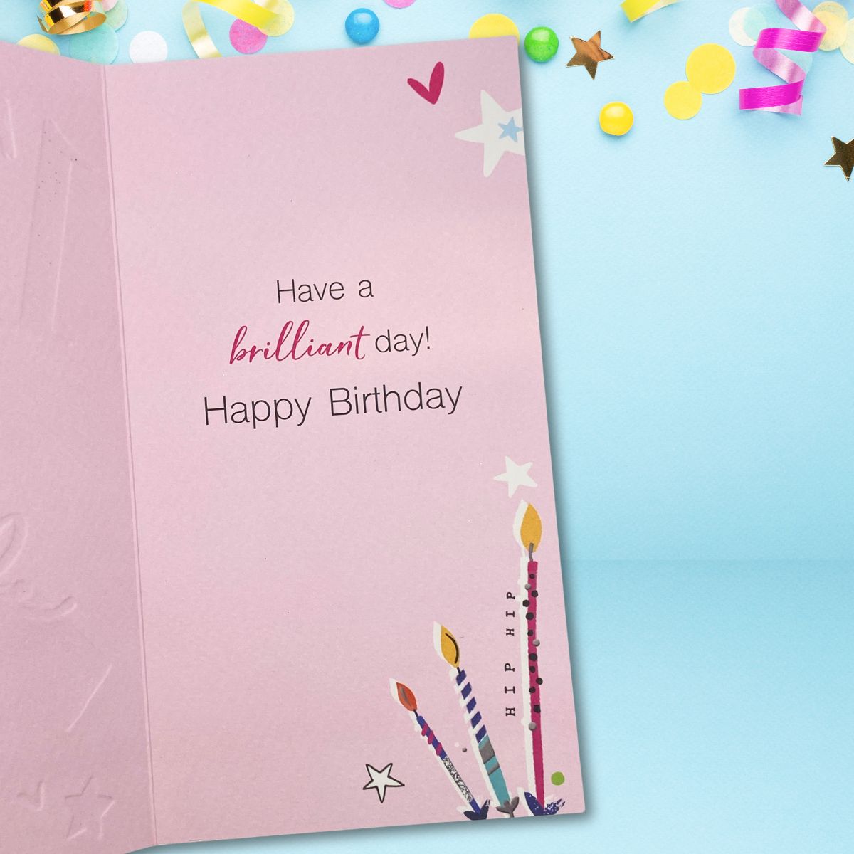 17th Birthday Card - Signature Cake Pink