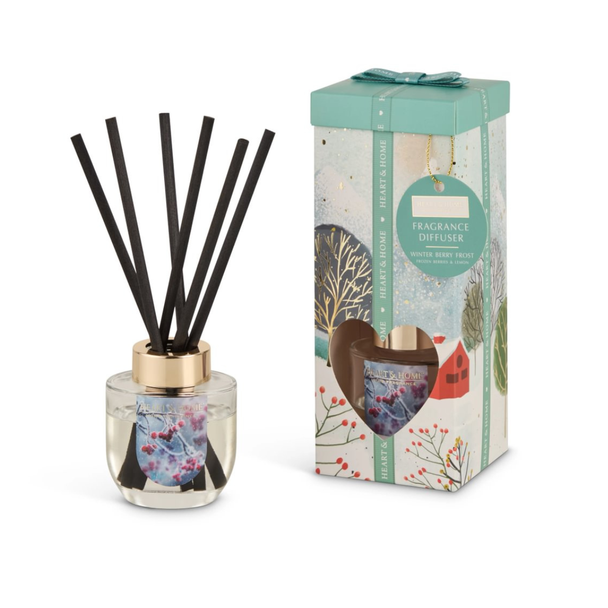 Heart & Home Reed Diffuser 70ml - Winter Berry