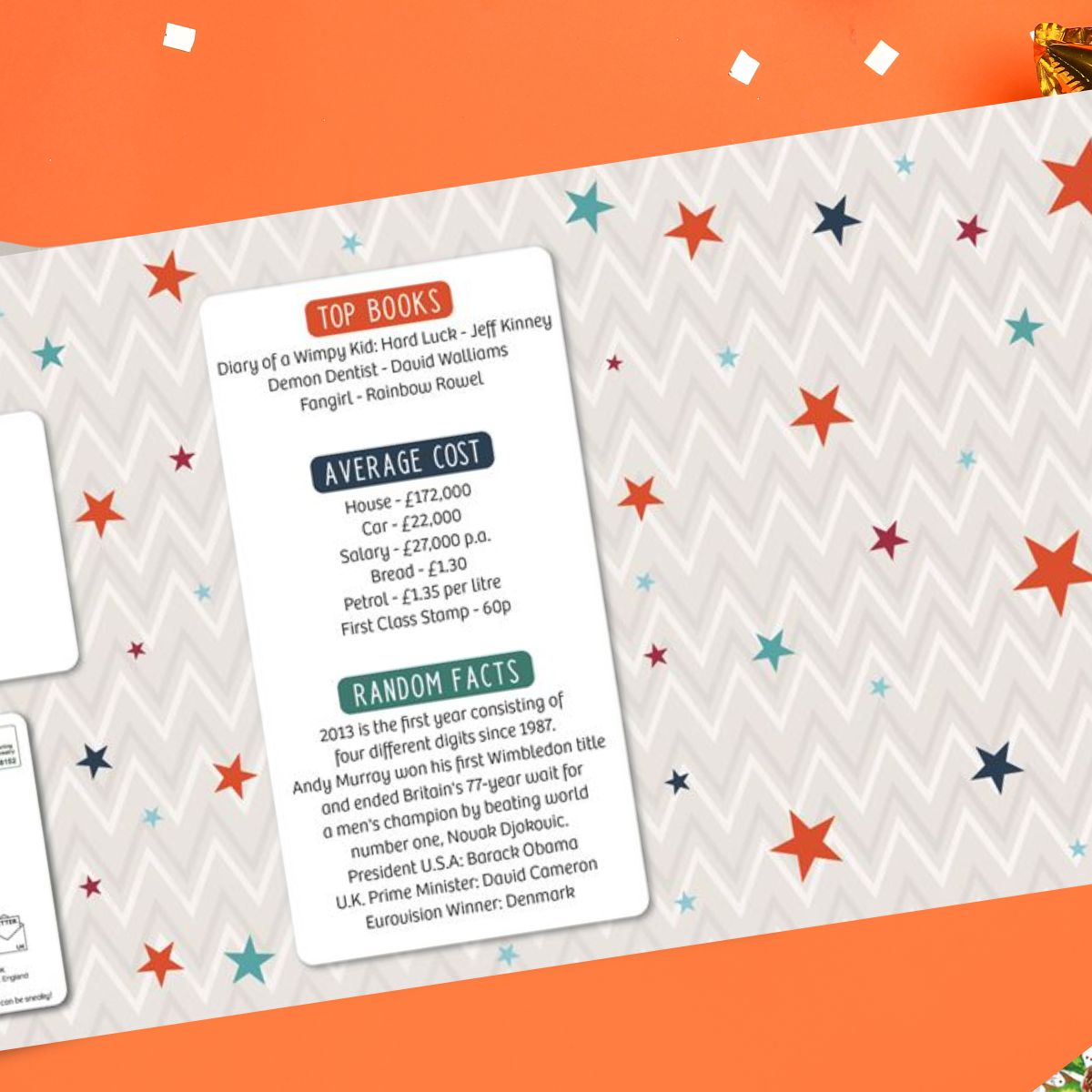 Grandson 13th Birthday Card - Year You Were Born 2013