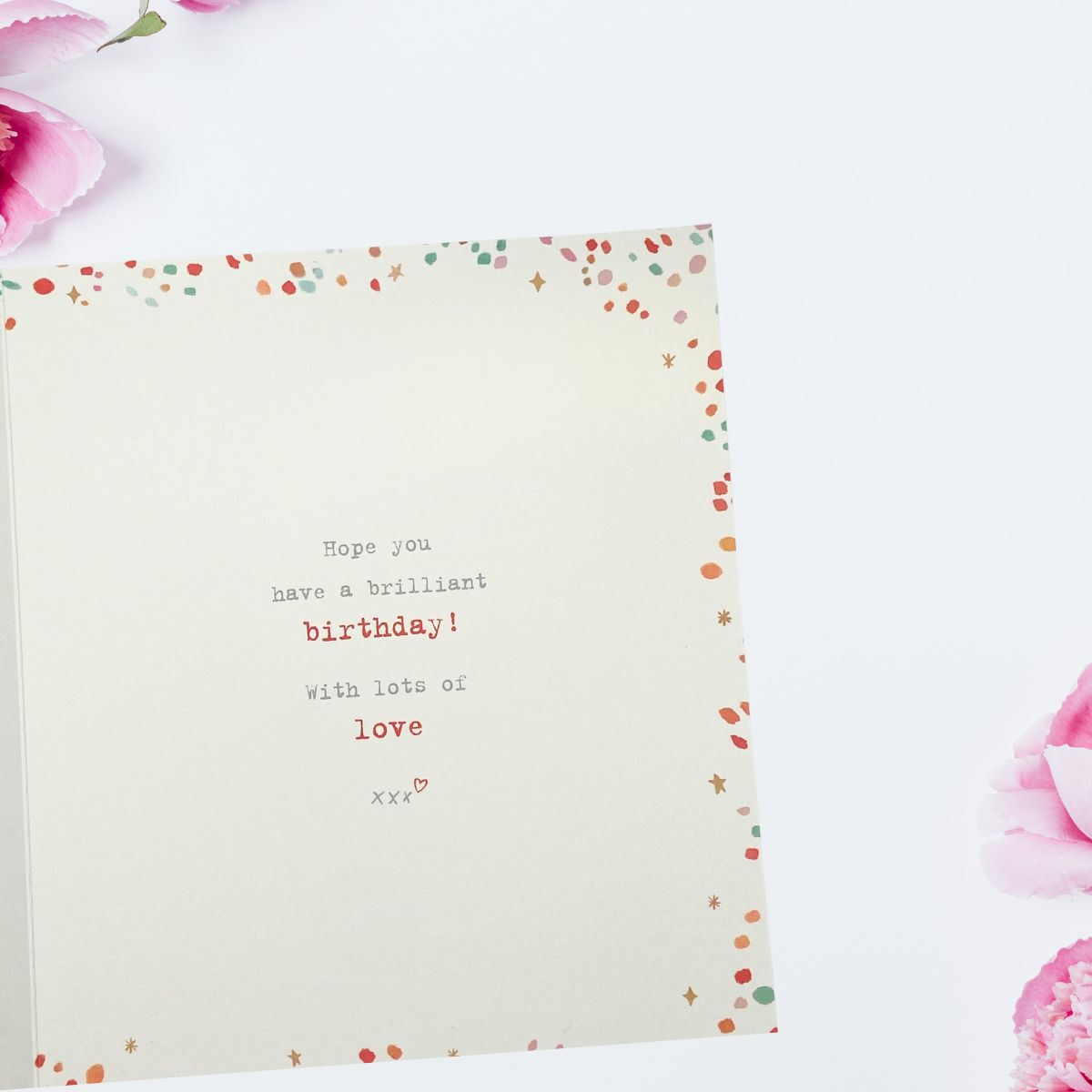 40th Birthday Card - Boofle Bear Streamers