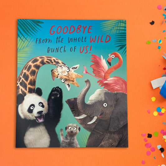 Sorry You're Leaving Card - From The Whole Bunch!