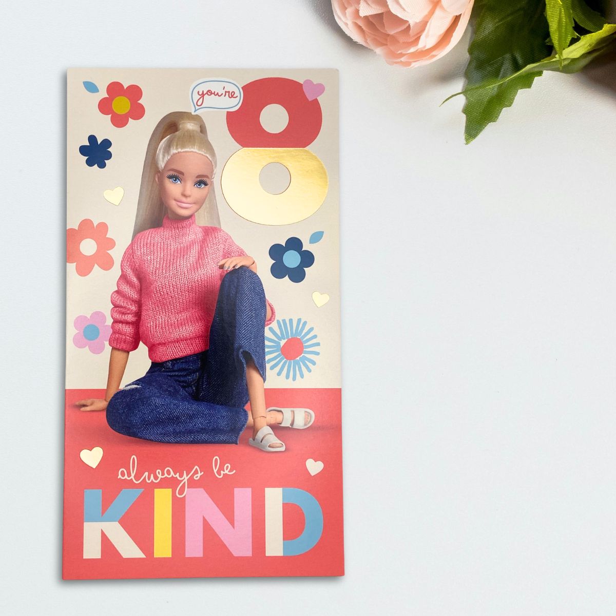 8th Birthday Card - Barbie Be Kind