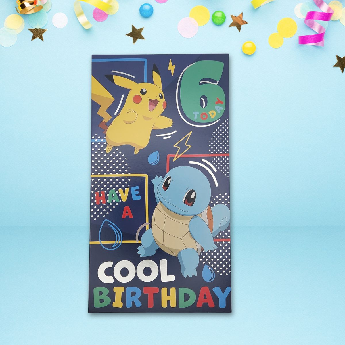 6th Birthday Card - Pokémon Cool Birthday