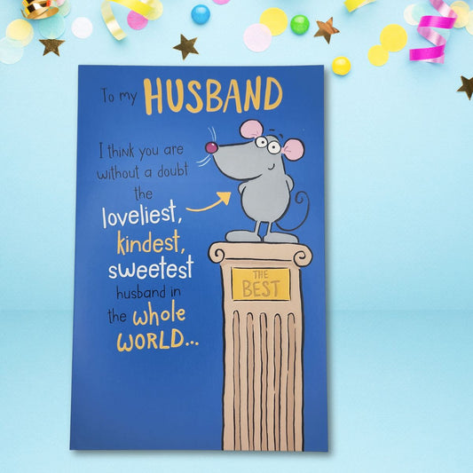 Husband Birthday Card - Giggles The Best