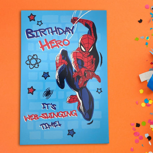 Disney Spiderman Birthday Card - Birthday Hero