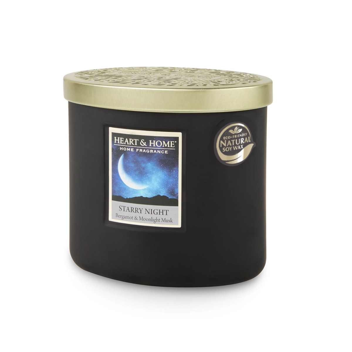 Heart & Home Twin Wick Soy Wax Candle - Starry Night