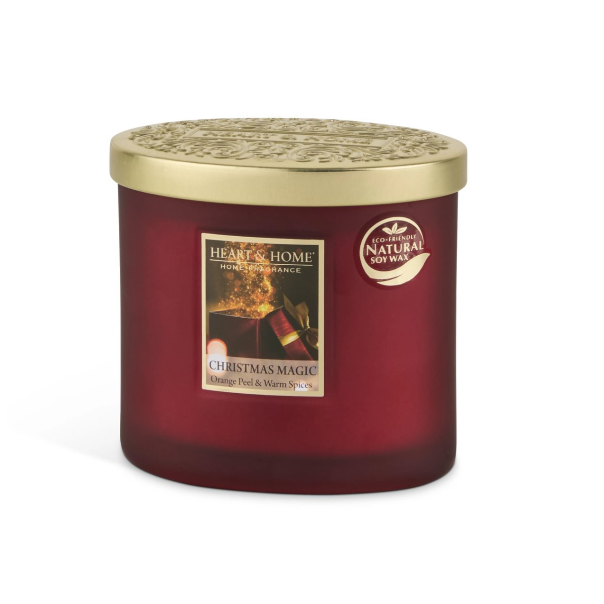 Heart & Home Twin Wick Soy Wax Candle - Christmas Magic