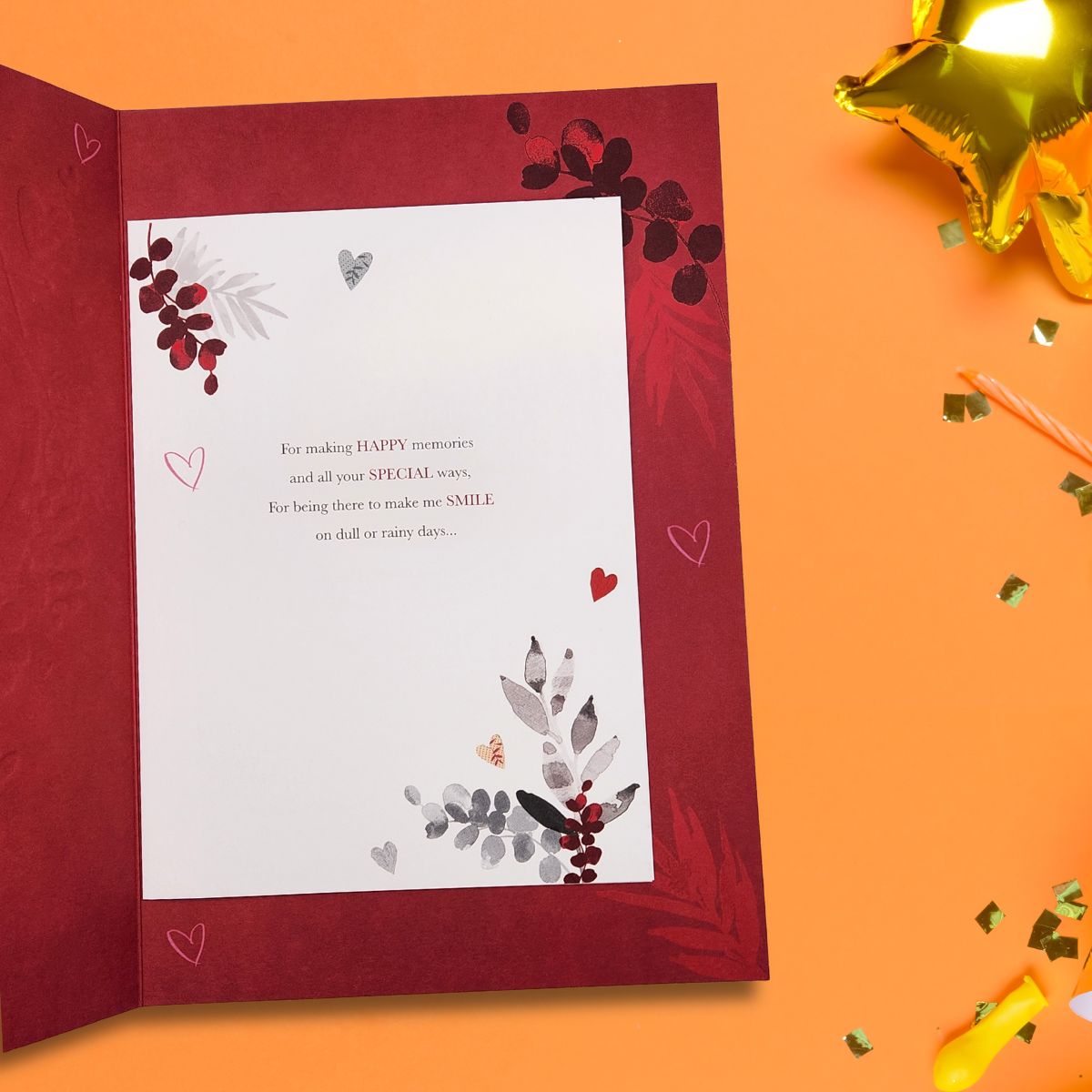 Husband Anniversary Card - Large Being There To Hold My Hand