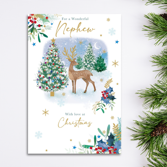 Nephew Christmas Card - Grass Roots