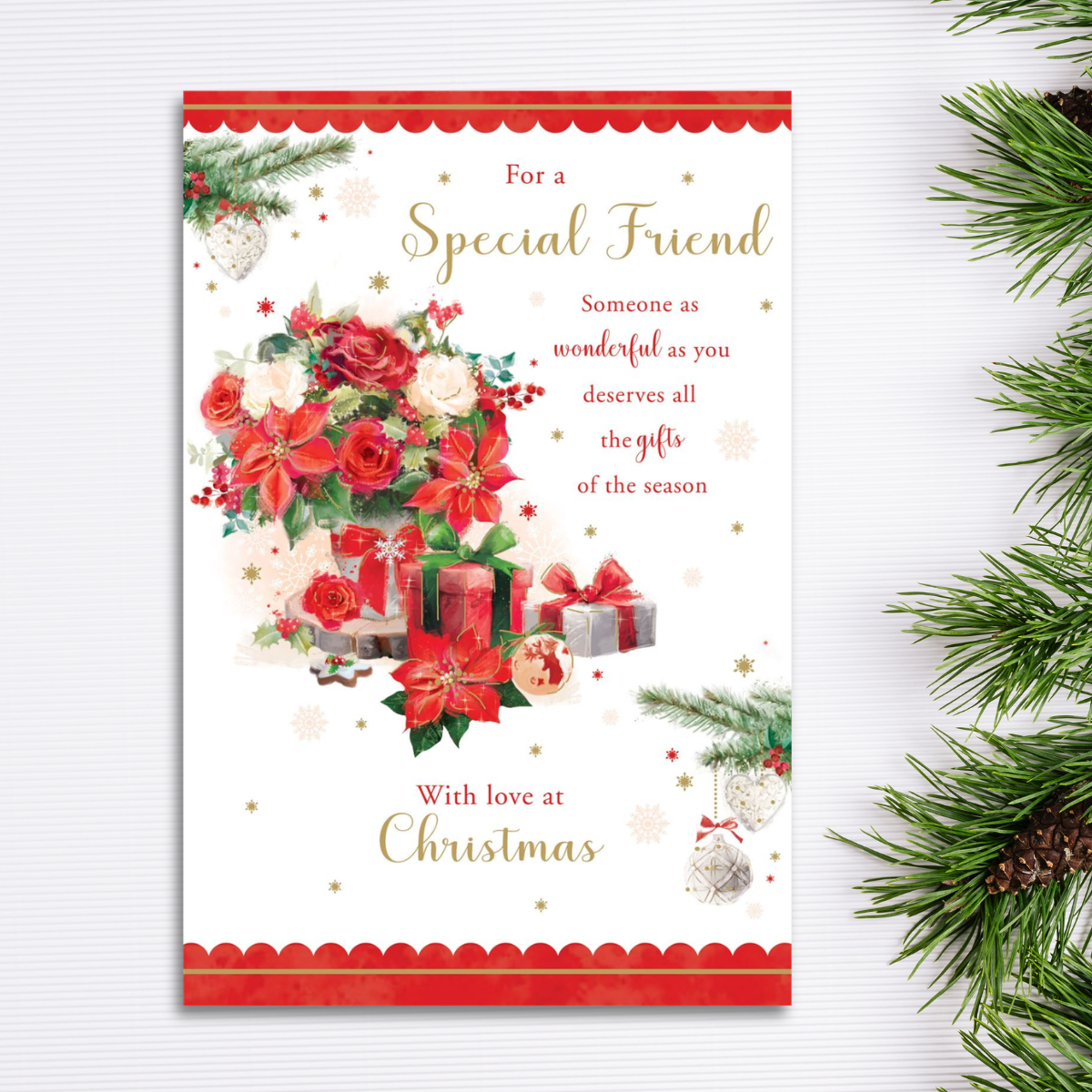 Friend Christmas Card - Grass Roots
