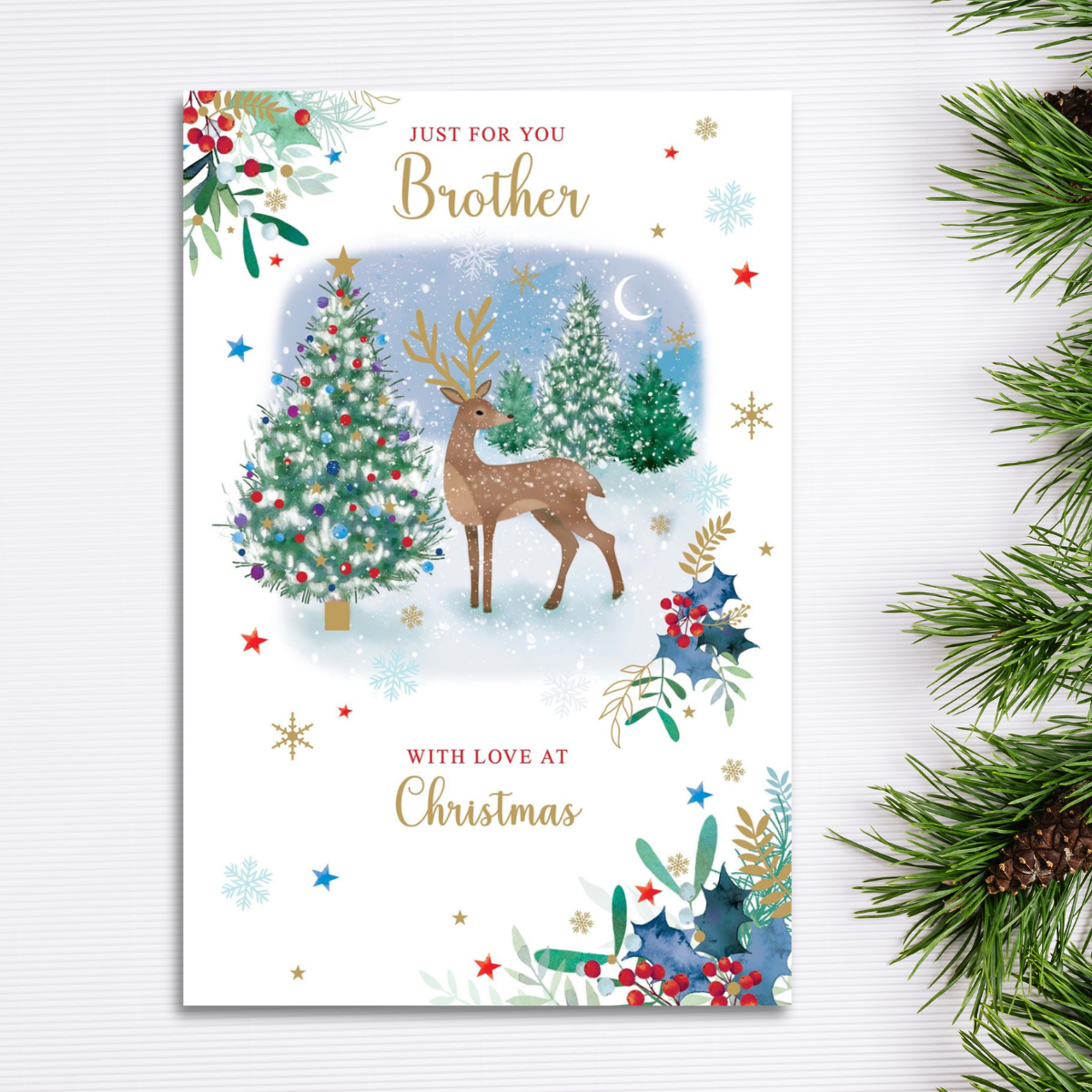Brother Christmas Card - Grass Roots