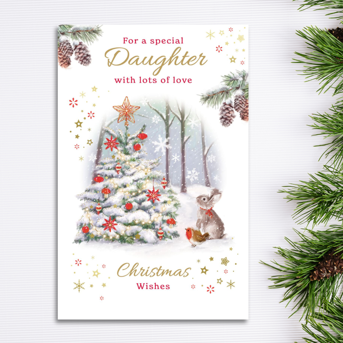 Daughter Christmas Card - Grass Roots