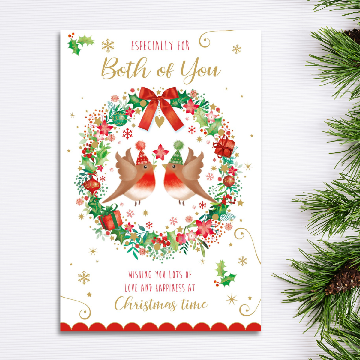 Both Of You Christmas Card - Grass Roots