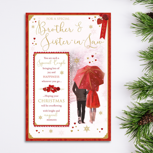 Brother & Sister-In-Law Christmas Card - Grass Roots