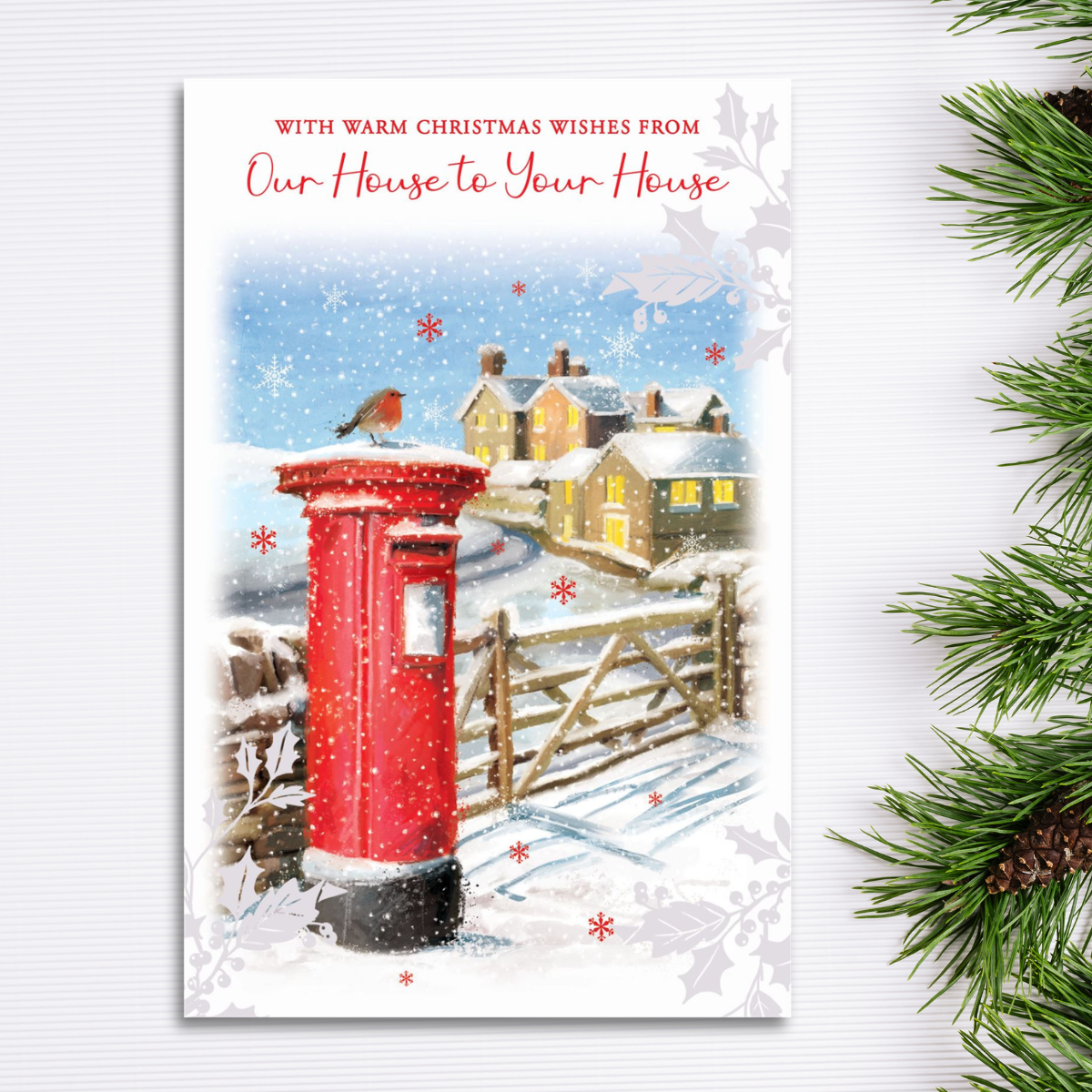 From Our House To Yours Christmas Card - Grass Roots