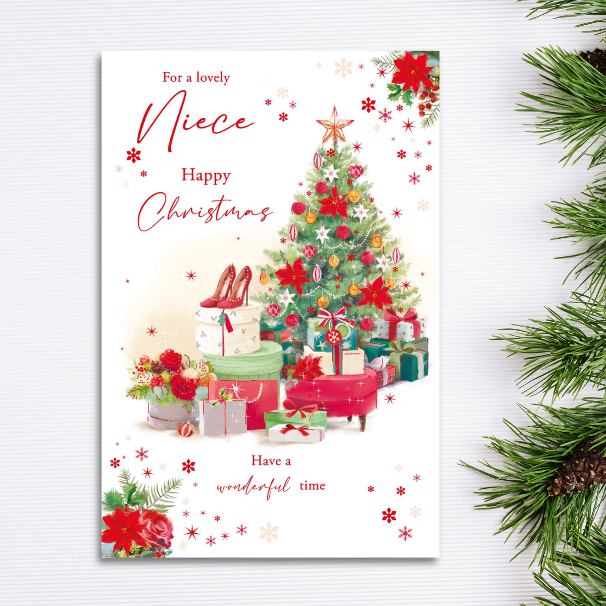 Niece Christmas Card - Grass Roots