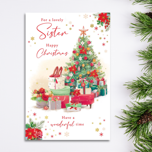 Sister Christmas Card - Grass Roots