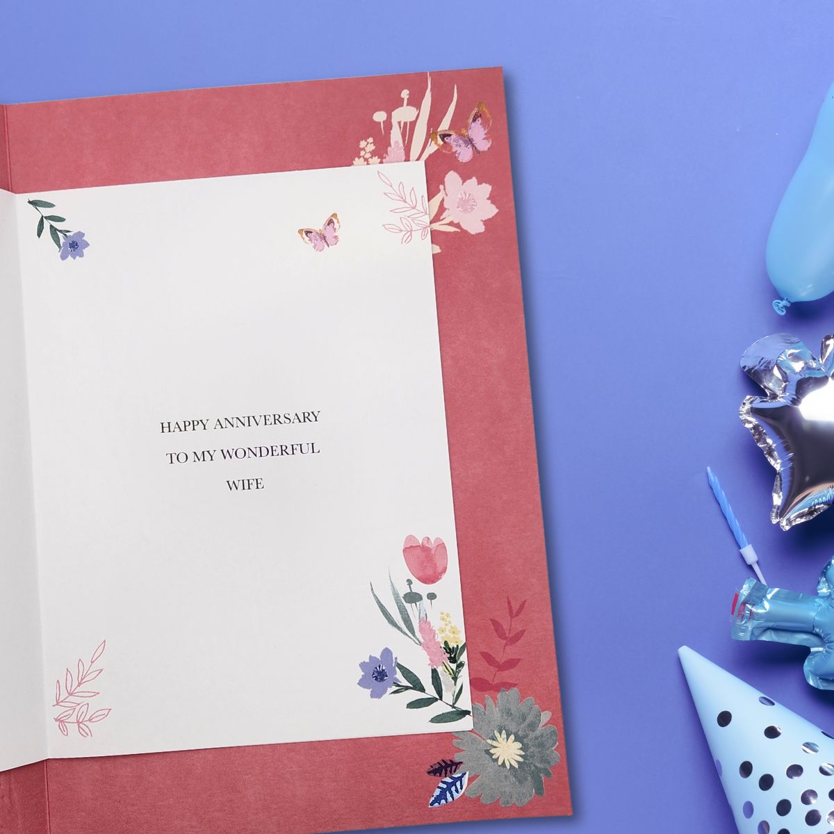 Wife Anniversary Card - Large For The Love We Share