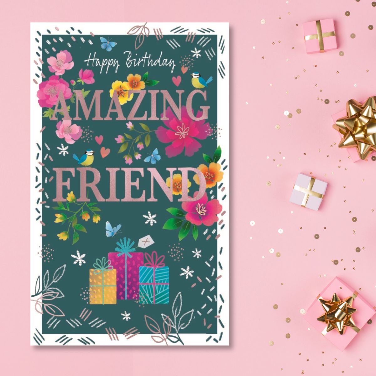 Enchanted Birthday Card - Amazing Friend