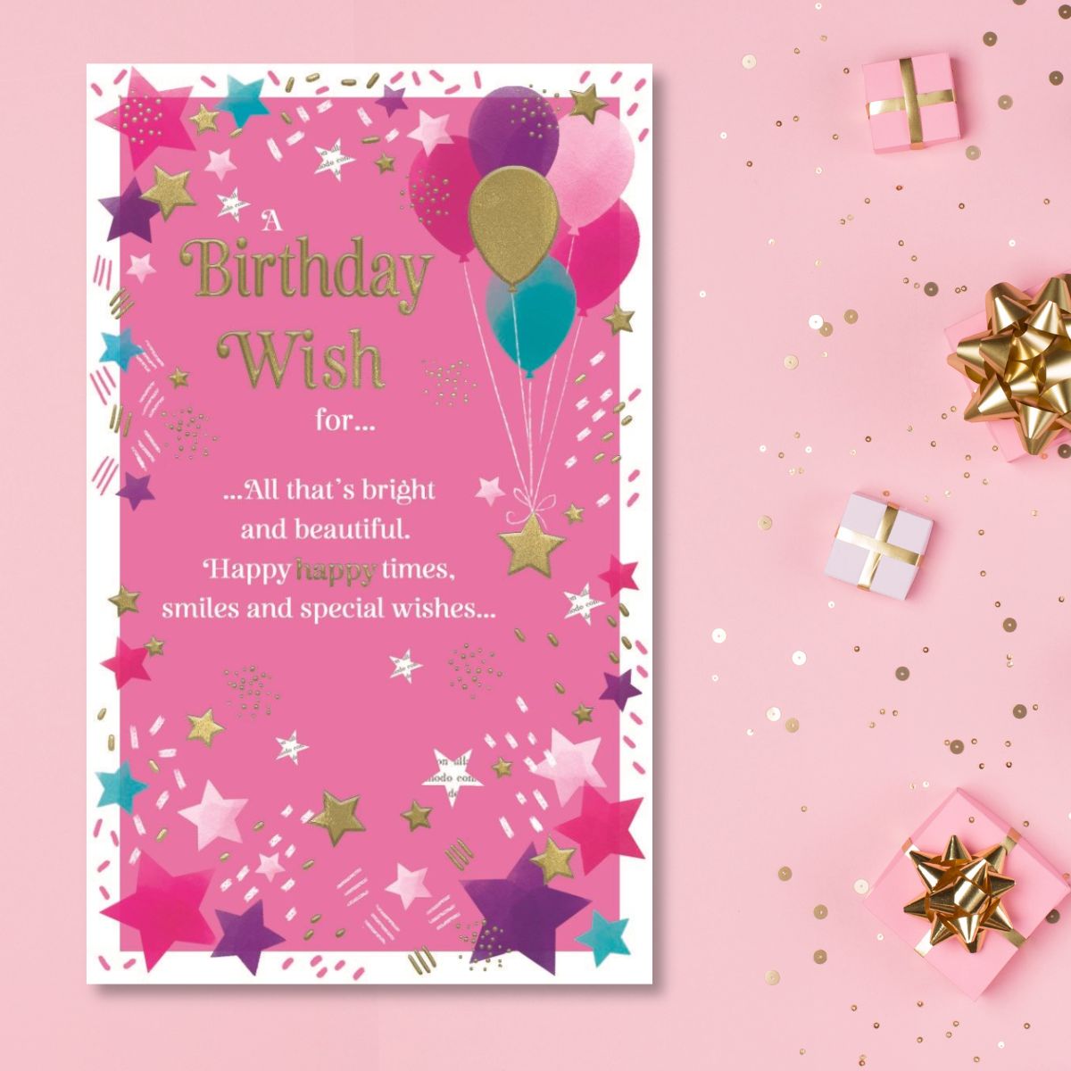 Enchanted Birthday Card - Birthday Wish