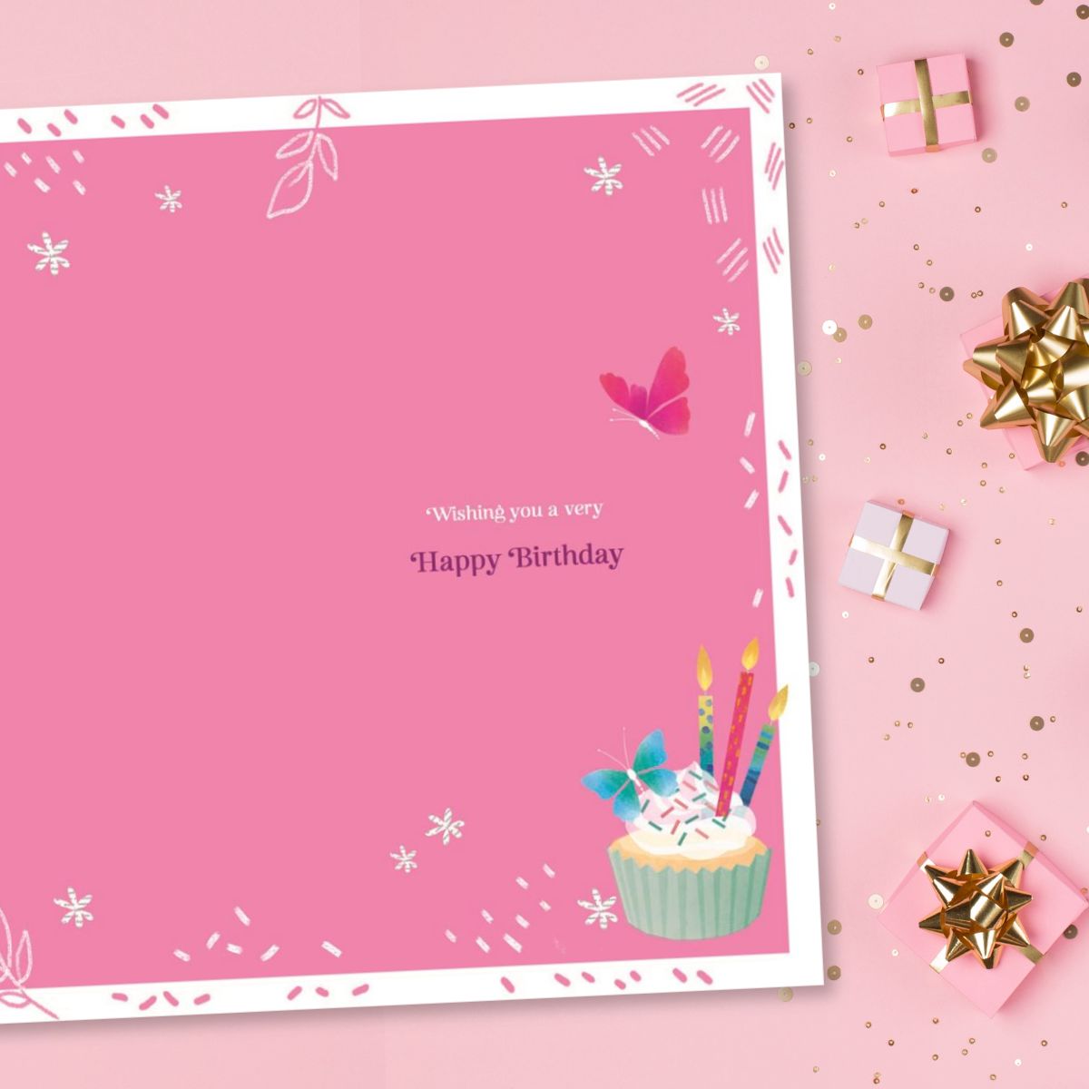 Enchanted Birthday Card - Birthday Cupcake