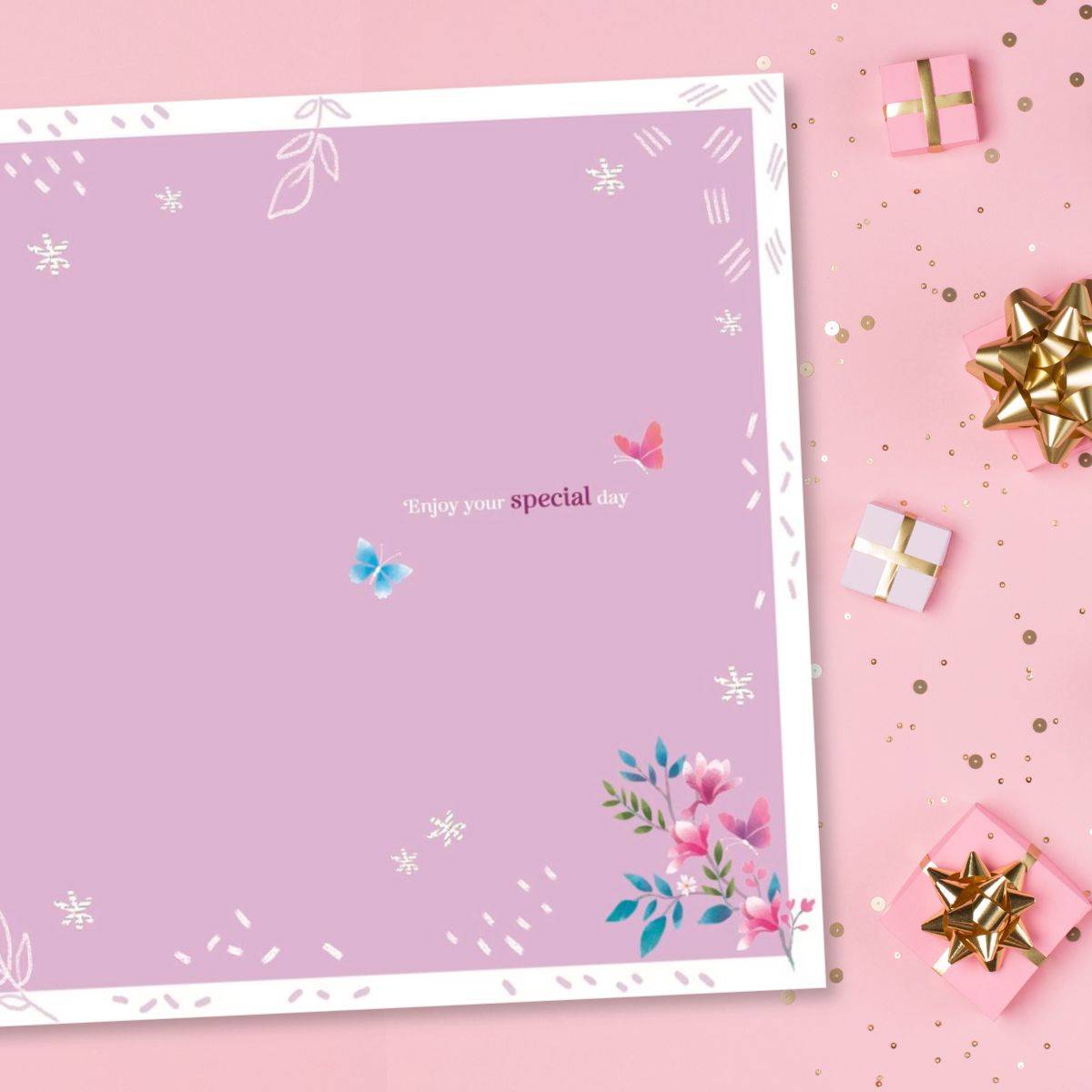 Enchanted Birthday Card - All Things Bright & Beautiful