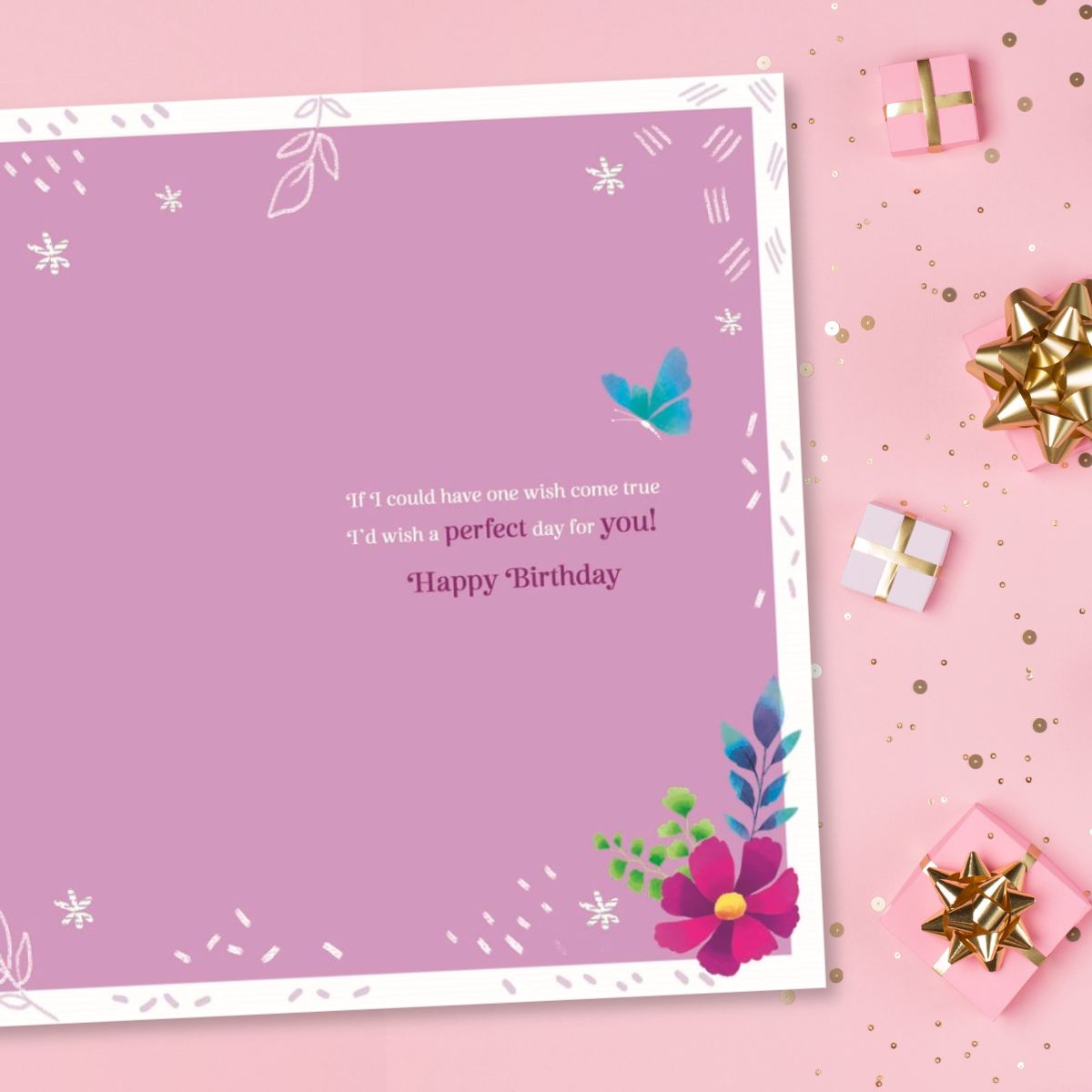 Enchanted Birthday Card - Birthday Wishes
