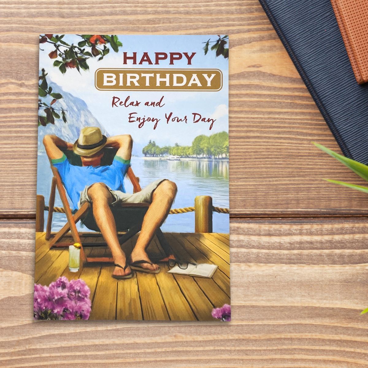 Heritage Birthday Card - Relax & Enjoy Your Day