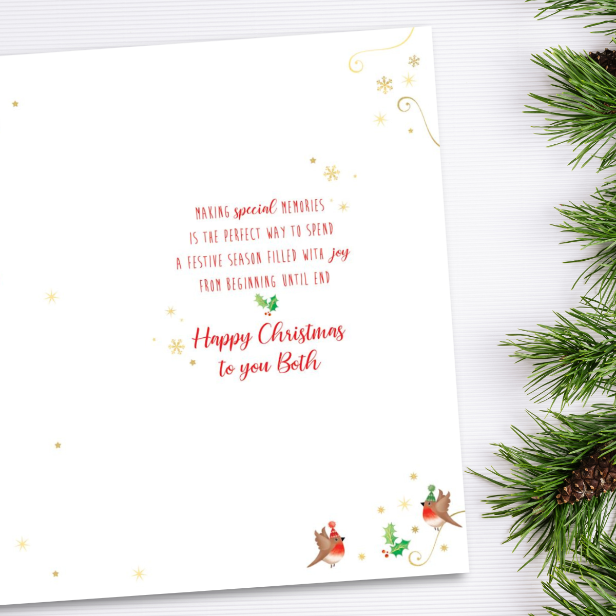 Both Of You Christmas Card - Grass Roots