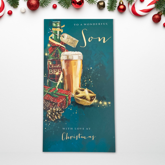 Son Christmas Card - Christmas Cheers