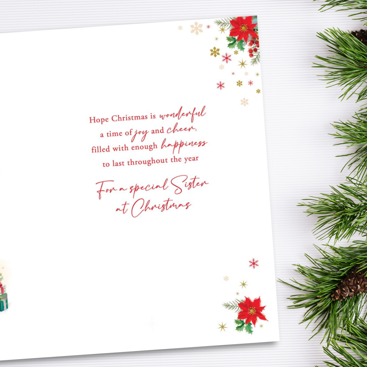 Sister Christmas Card - Grass Roots