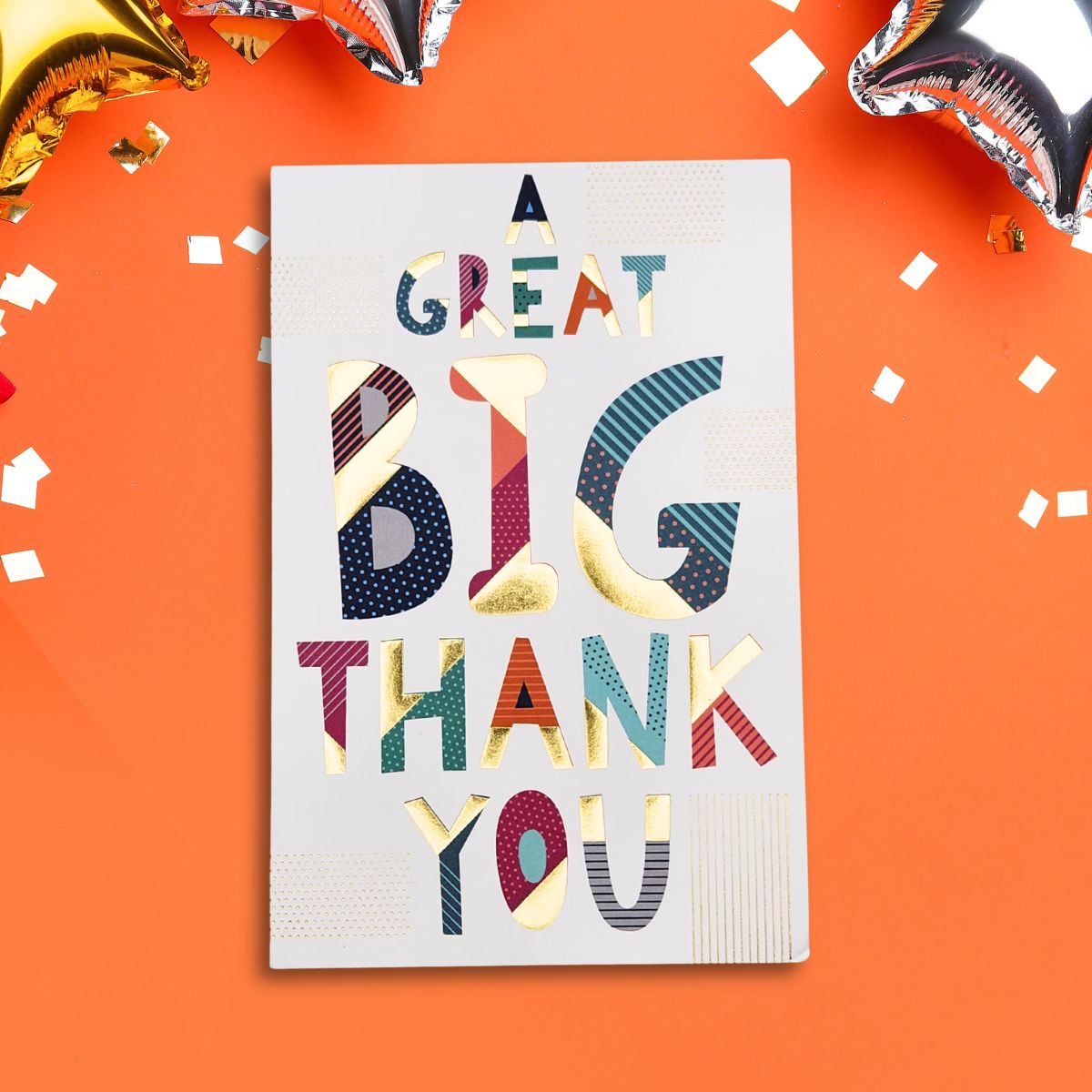 Thank You Card - A Great Big Thank You Text