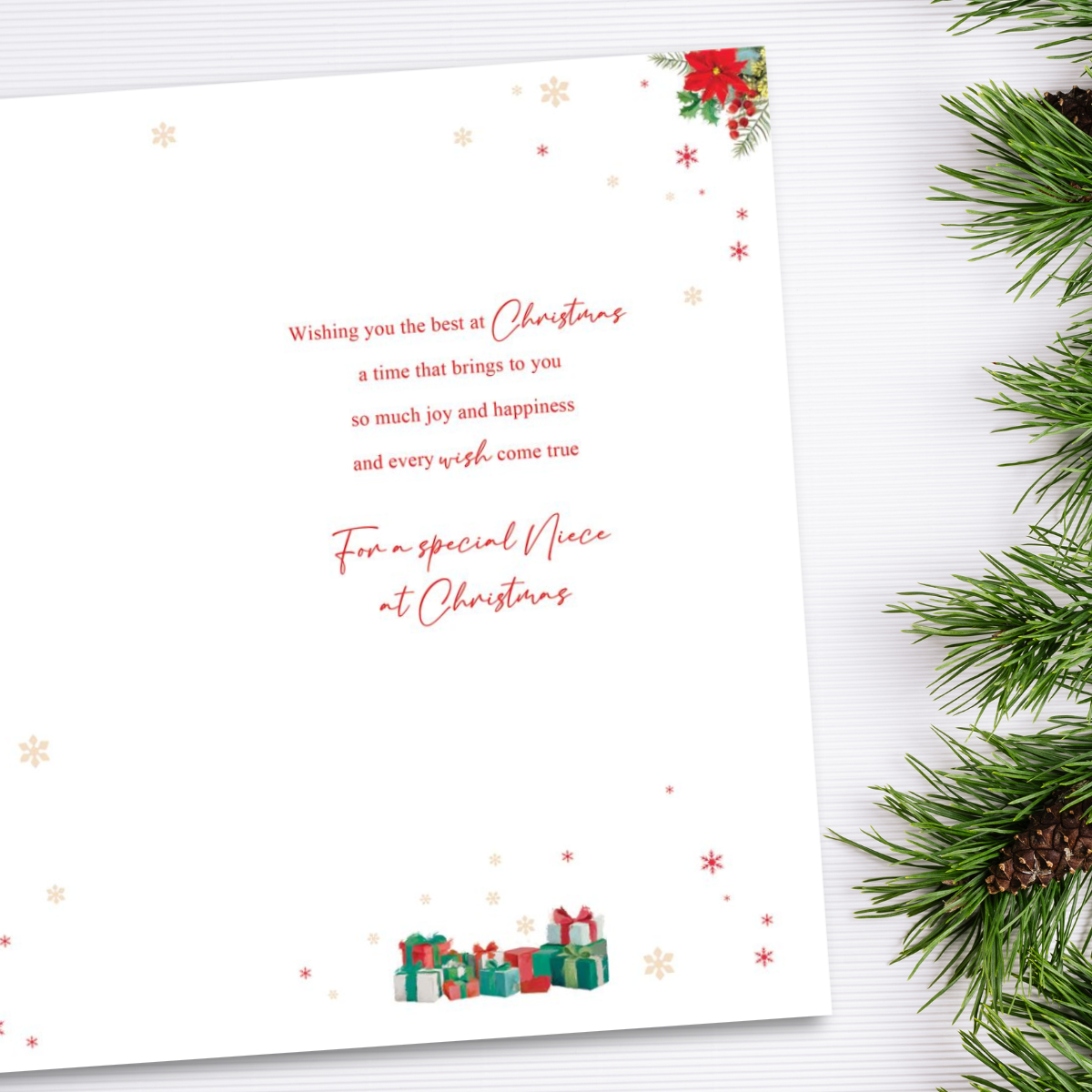 Niece Christmas Card - Grass Roots
