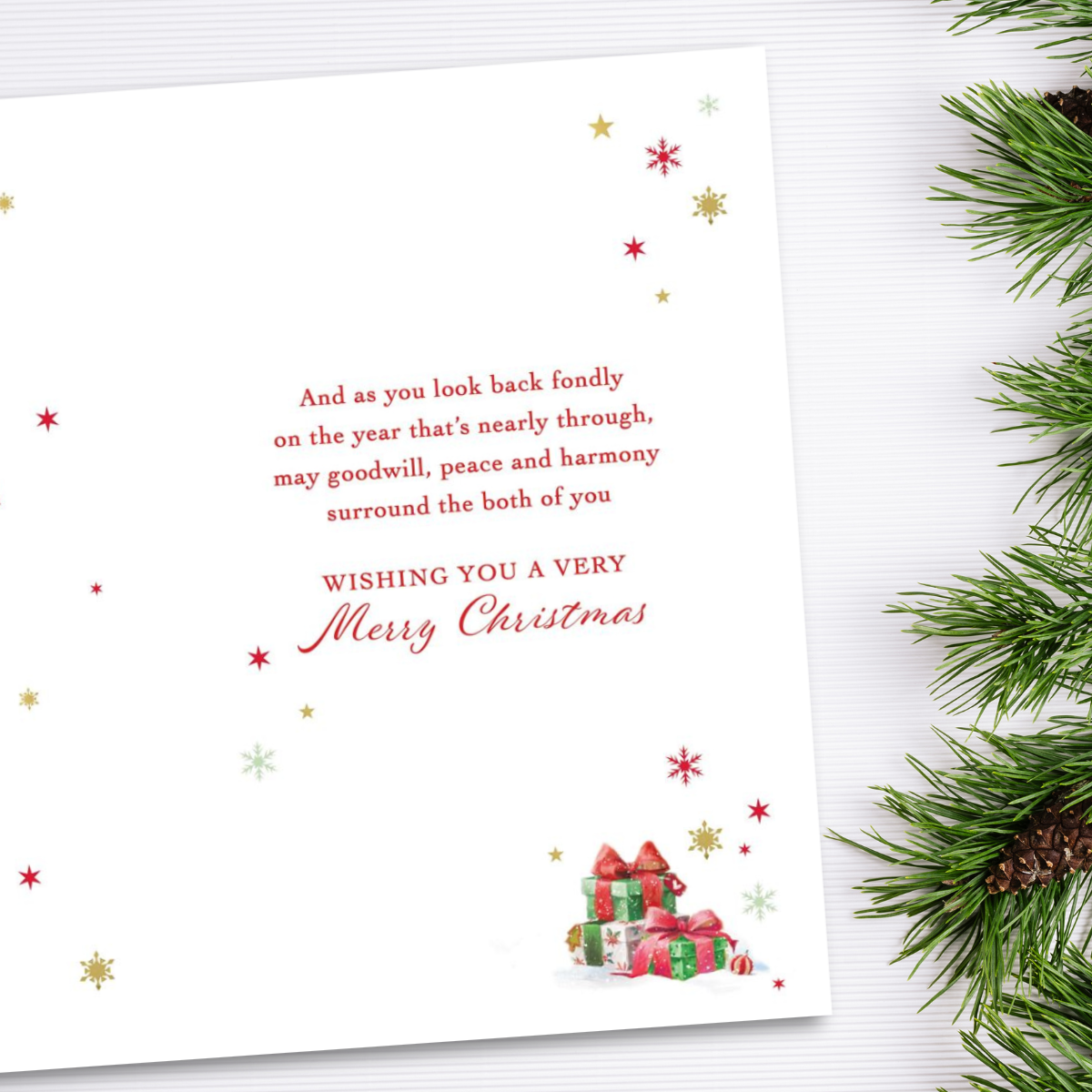 Auntie & Uncle Christmas Card - Grass Roots