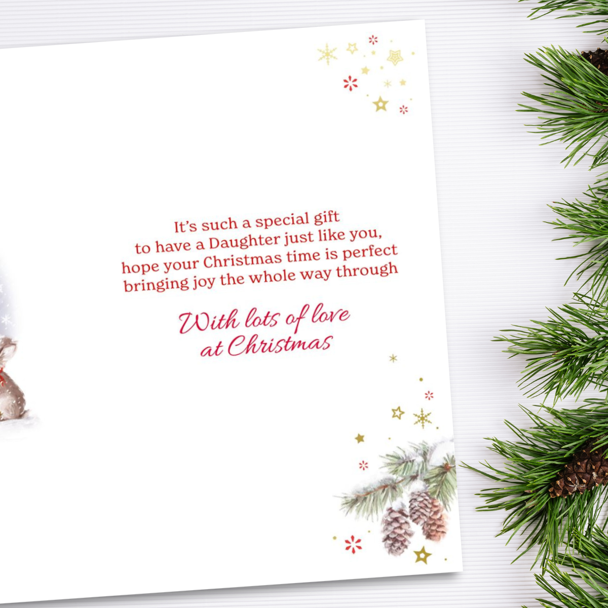 Daughter Christmas Card - Grass Roots