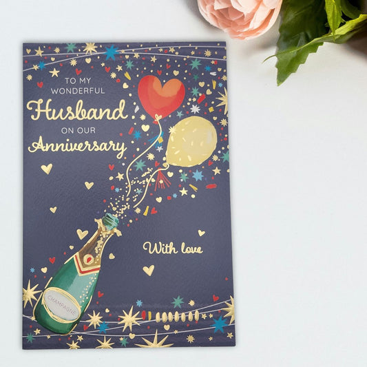 Husband Anniversary Card - Moments & Milestones