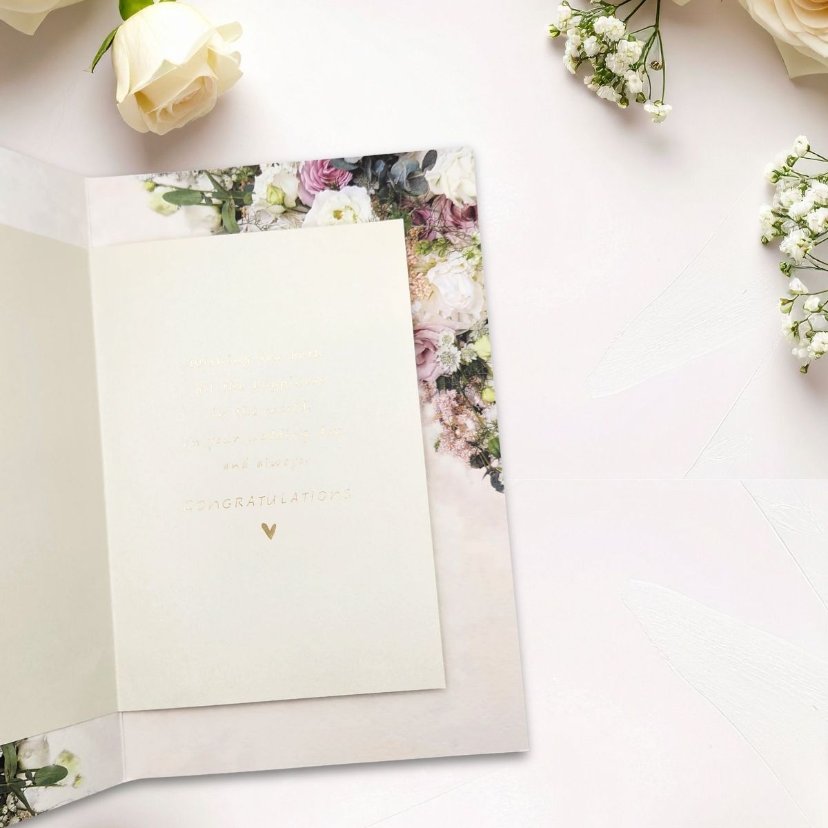 Wedding Day Large Card - Lace Heart Photographic