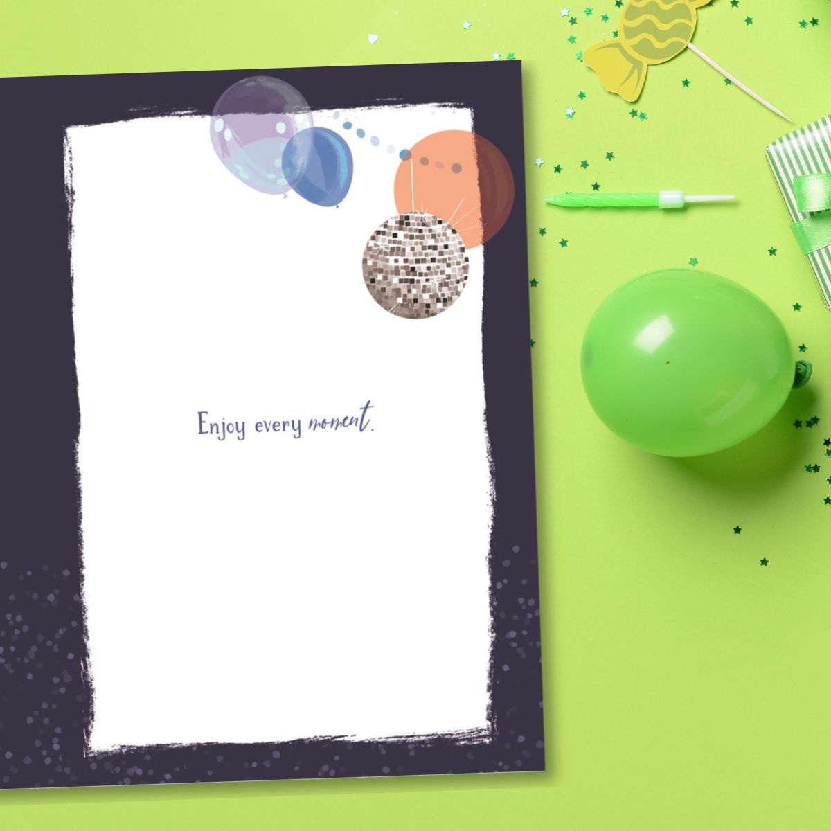 Prom Card - 2026 Blue Balloons