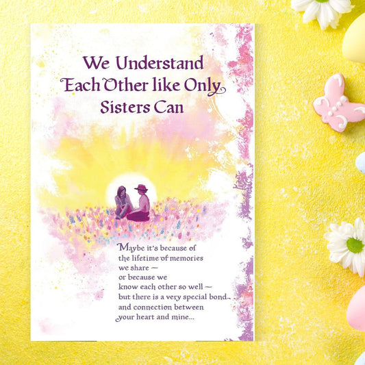 Like Only Sisters Can Card - 3-Fold Blue Mountain Arts