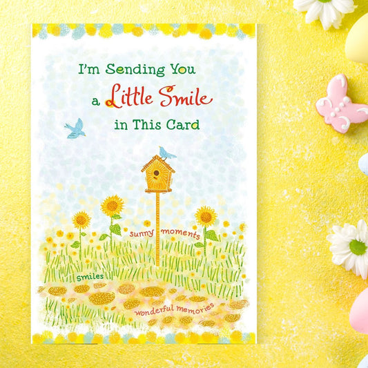 Sending A Little Smile Card - 3-Fold Blue Mountain Arts