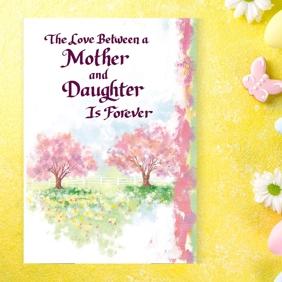 The Love Between A Mother & Daughter Card - 3-Fold Blue Mountain Arts