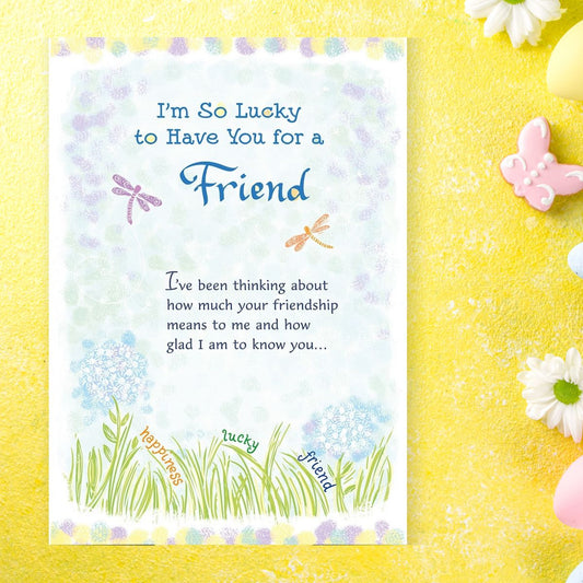 Friend Card - 3-Fold Blue Mountain Arts Dragonflies