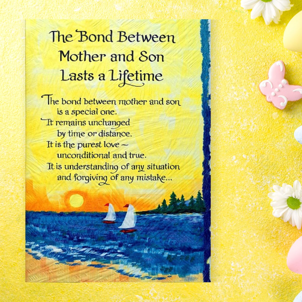 The Bond Between A Mother & Son Card - 3-Fold Blue Mountain Arts