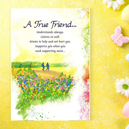 Friend Card - 3-Fold Blue Mountain Arts