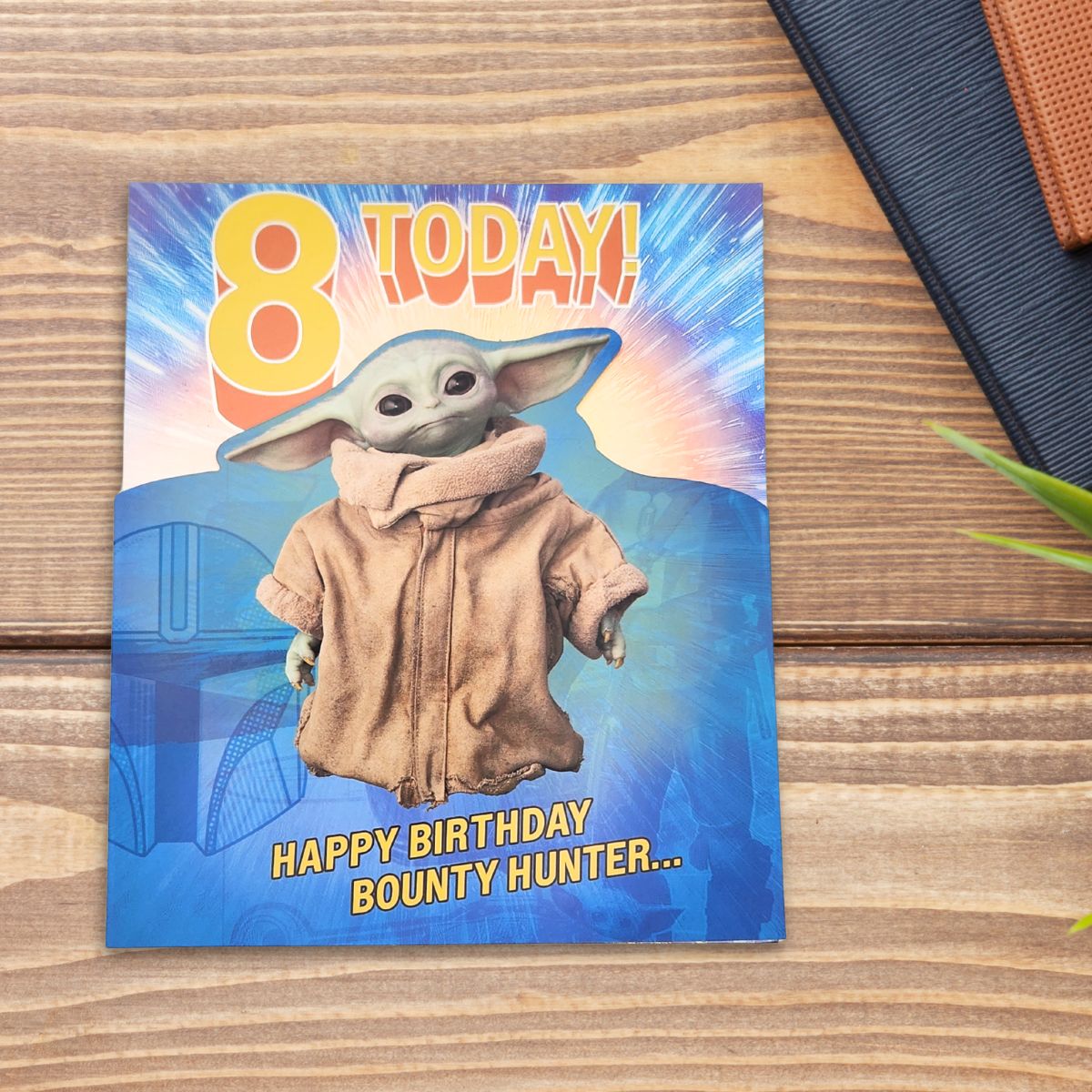 8th Birthday Card - Star Wars Bounty Hunter