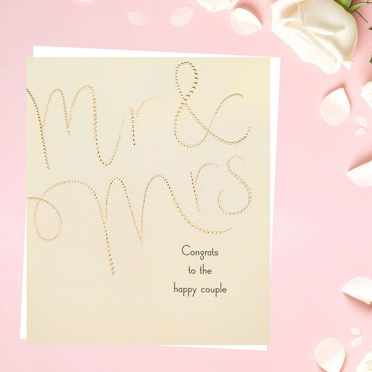Wedding Day Card - Loop The Loop Mr & Mrs